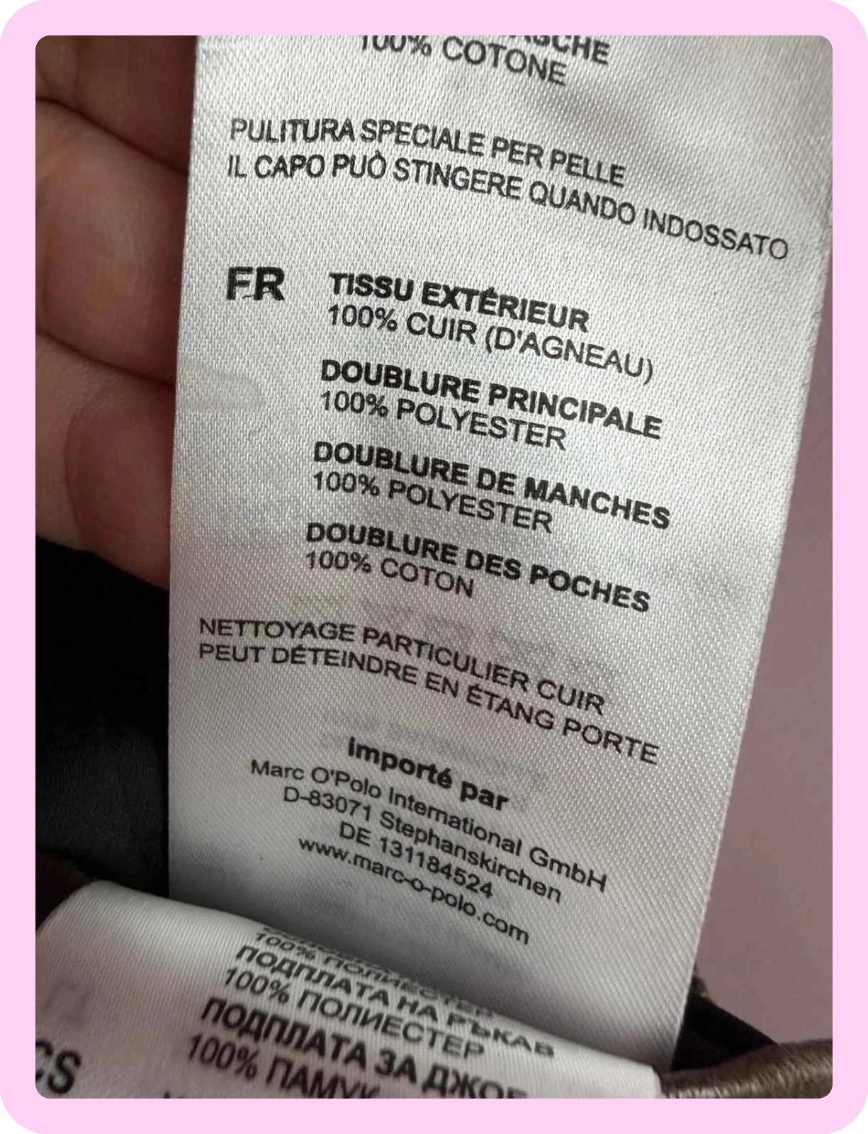 Chaqueta mujer Marc o polo talla 40 limpia con forro de cuero – photo 9